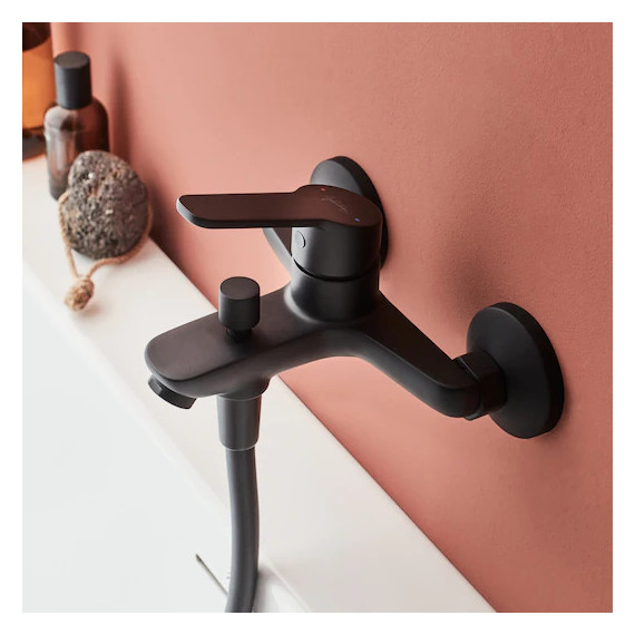 Смеситель для ванны Jacob Delafon Aime E29871-BL, черный матовый - фото 2