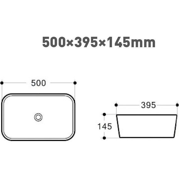 Раковина-чаша Art&Max 50 см AM110-T-MB, черный матовый - фото 2