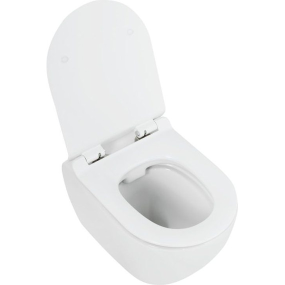 Инсталляция BelBagno BB002-80 с подвесным безободковым унитазом Cezares Stylus CZR-513-TH-R (кнопка Sfera, белая) - фото 12