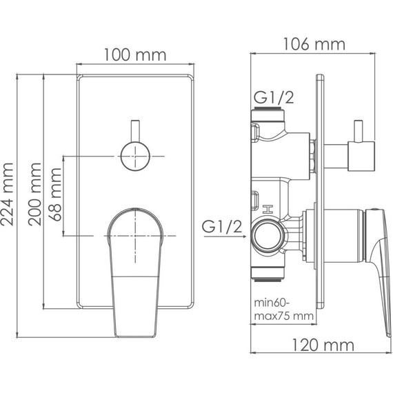 Смеситель для ванны WasserKraft Aisch 5571, золото матовое - фото 2