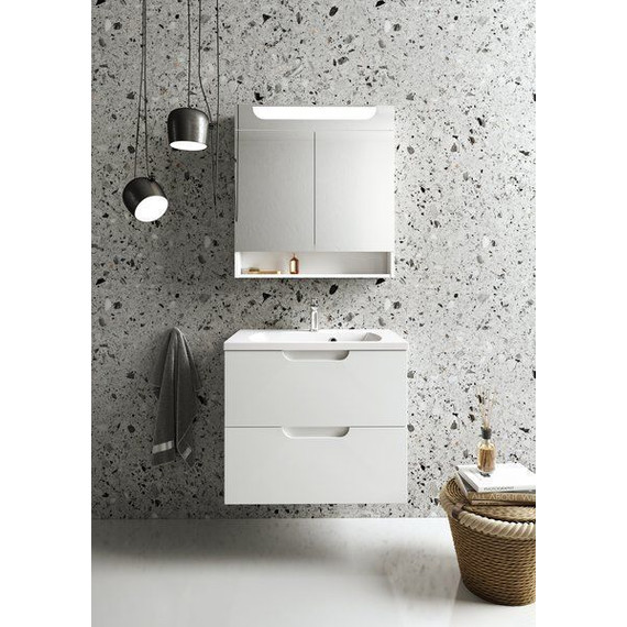 Зеркало-шкаф Ravak Classic II 80 см X000001471, белый - фото 3