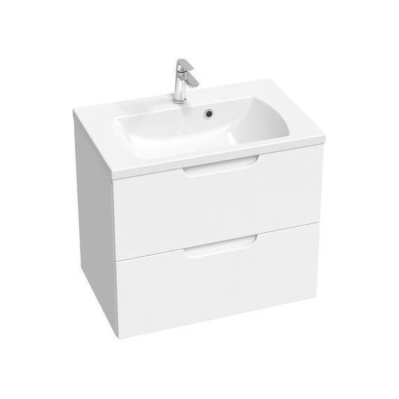 Тумба подвесная с раковиной Ravak Classic II 70 см X000001478, белый - фото 