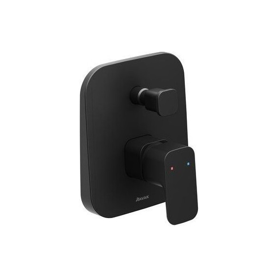 Смеситель для ванны Ravak 10° Free black -TD F 061.20 X070156, чёрный матовый - фото 