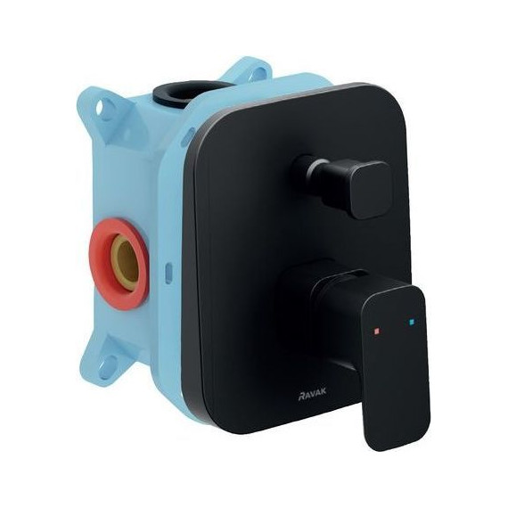 Смеситель для ванны Ravak 10° Free black -TD F 065.20 X070158, чёрный матовый - фото 