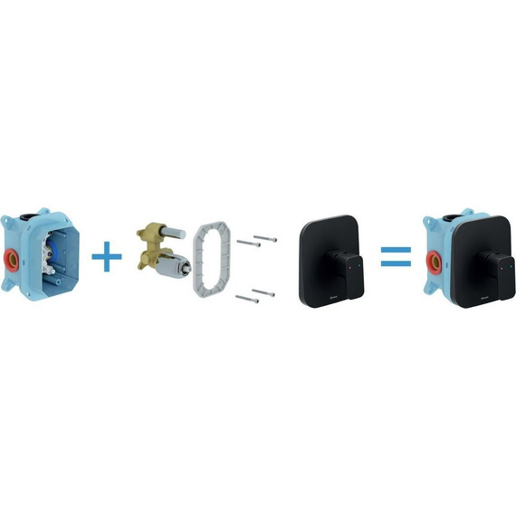 Смеситель для душа Ravak 10° Free black -TD F 066.20 X070159, чёрный матовый - фото 2