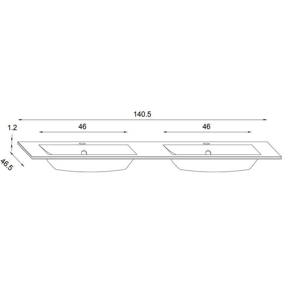 Тумба подвесная с раковиной Jacob Delafon Sherwood 140 см EB1835RU-P13, состаренный дуб (раковина EB1832RU-DE1, цвет белый матовый) - фото 4