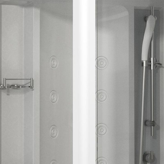 Душевая кабина Радомир Диана 1 118x108 см, белый/матовое - фото 3
