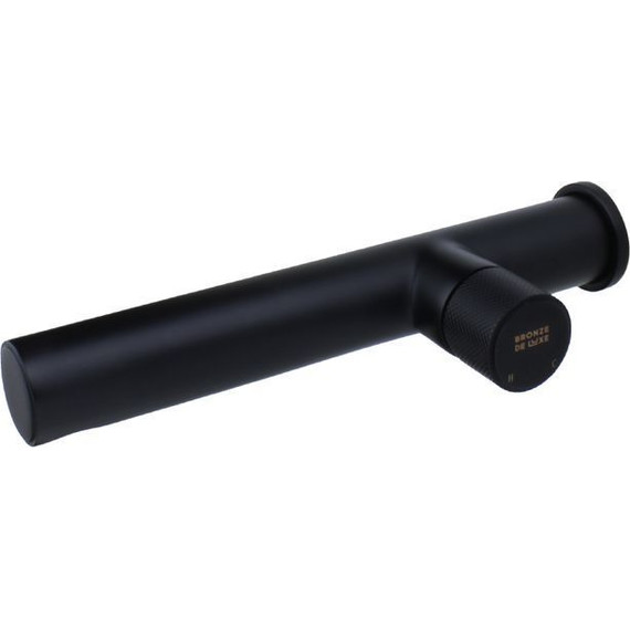 Смеситель для раковины настенный Bronze de Luxe Avantgarde 2021H, чёрный матовый - фото 