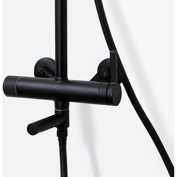 Душевая стойка Bronze de Luxe Avantgarde 2039H, чёрный матовый - фото 10