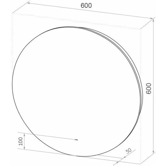 Зеркало Sintesi Deco 60 см SIN-SPEC-DECO-60 - фото 10