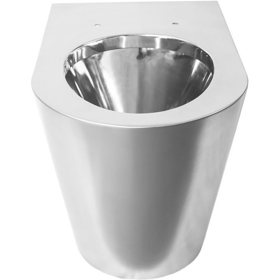 Унитаз подвесной антивандальный Тругор УНббА с крышкой полипропилен - фото 2