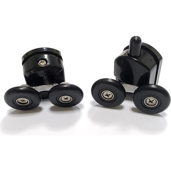 Душевое ограждение Abber Schwarzer Diamant 140х100 см AG30140BH-S100B-S100B, черный/прозрачное - фото 3