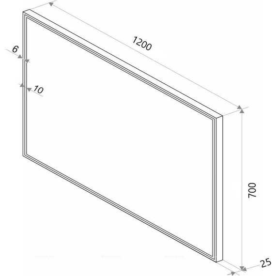 Зеркало Sintesi Armadio Cromo 120 см SIN-SPEC-ARMADIO-CROMO-120 - фото 8