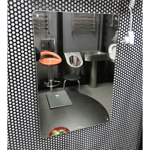 Зеркало антивандальное Тругор ЗА 60x50 см - фото 2