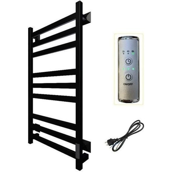 Полотенцесушитель электрический Тругор Пэк сп 21 ВГП П9 400х800 мм, чёрный (возможность скрытого подключения) 00-00043070 - фото 