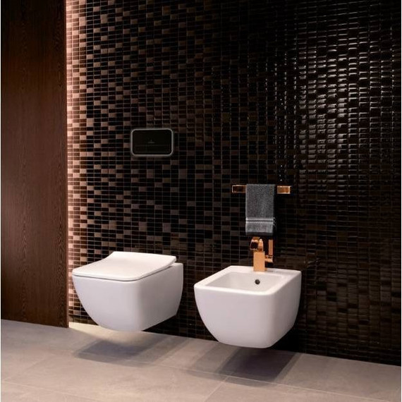 Унитаз подвесной безободковый Villeroy&Boch Venticello 4611RS01 с крышкой микролифт - фото 10