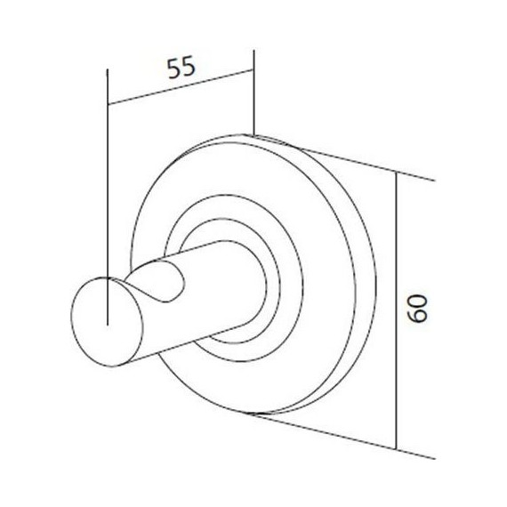 Крючок для полотенец AM.PM Bourgeois A6535500 - фото 2
