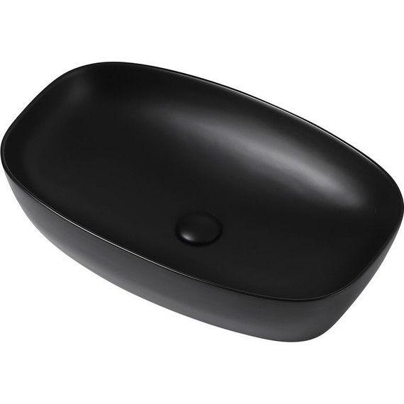 Раковина-чаша Abber Rechteck 60 см AC2206MB, черный матовый - фото 2