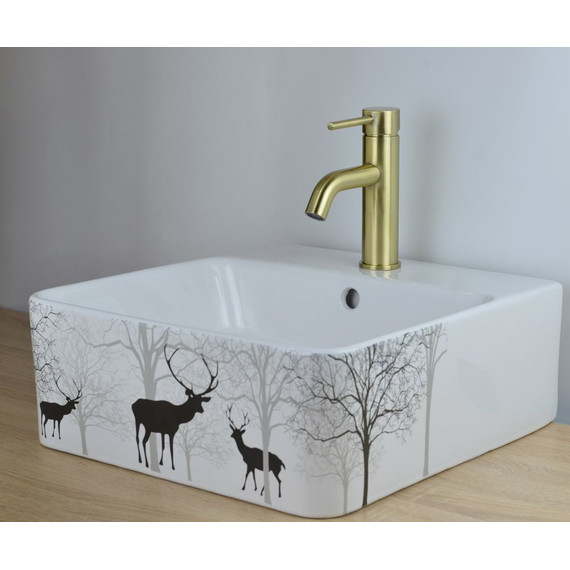 Смеситель для раковины Bronze de Luxe Scandi 1451BR, бронза, Цвет производителя: бронза - фото 6