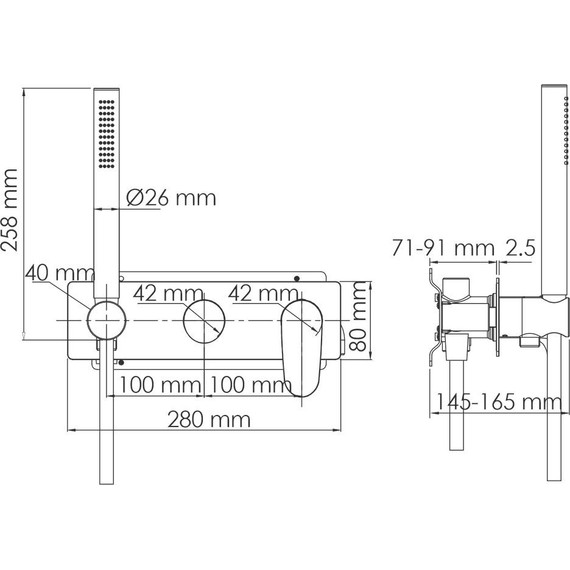 Смеситель для душа WasserKraft Dinkel 5877 - фото 8