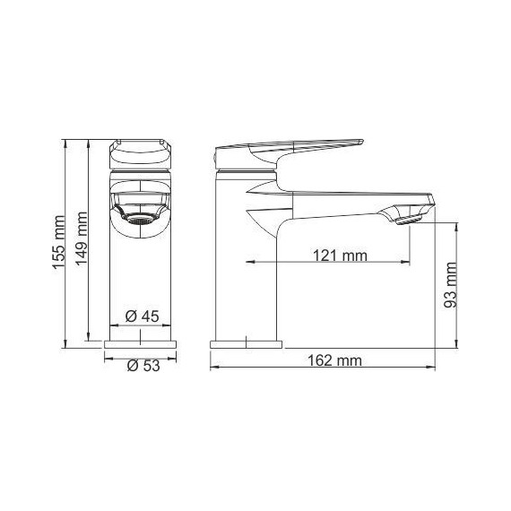 Смеситель для умывальника WasserKraft Lopau 3203 - фото 19