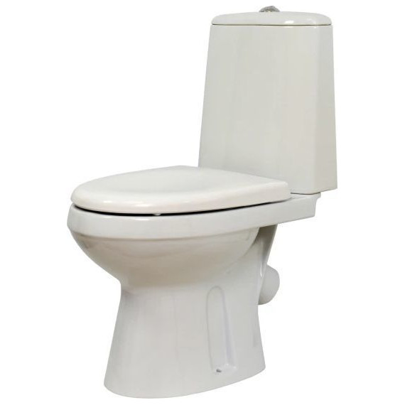 Унитаз-компакт Оскольская керамика Лея Премиум (косой выпуск) с крышкой микролифт 41301130315 - фото 2