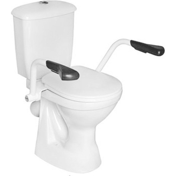 Унитаз-компакт Оскольская керамика Персона Премиум (косой выпуск) с полипропиленовой крышкой 42301120005 для людей с ограниченными возможностями - фото 2