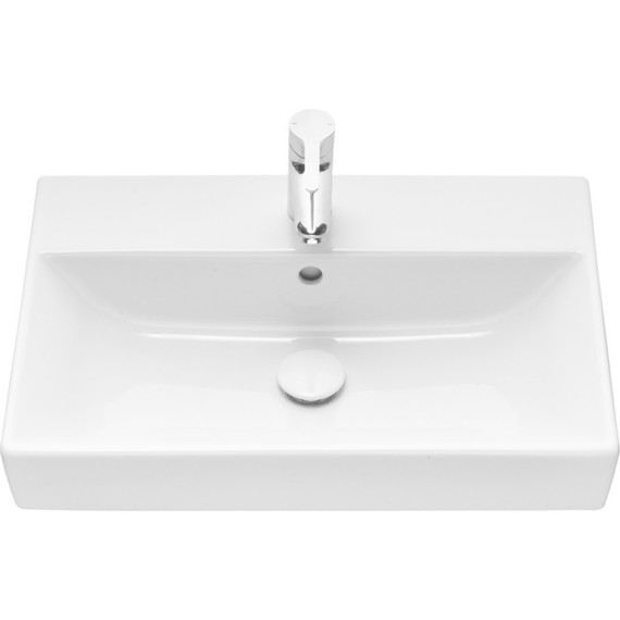 Тумба подвесная с раковиной Roca Oleta 60 см A857639501, белый матовый - фото 11
