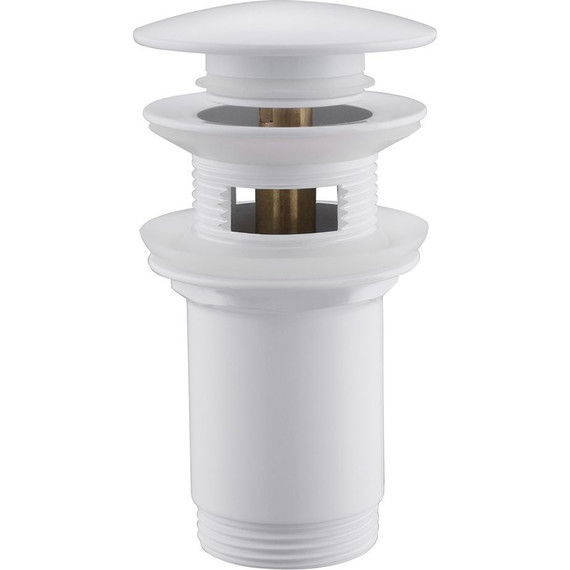 Донный клапан Abber AF0010W, белый - фото 