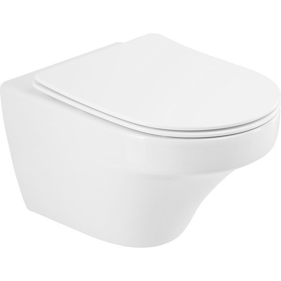 Унитаз подвесной безободковый Cezares Duet CZR-2462-TH-TOR - фото 