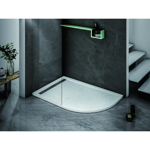 Мраморный поддон Cezares TRAY-AS-RH-100/80-30-W-L 100х80 см - фото 2