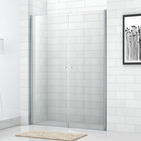 Душевая дверь Cezares 80 см ECO-O-B-2-80-P-Cr, хром/матовое - фото 