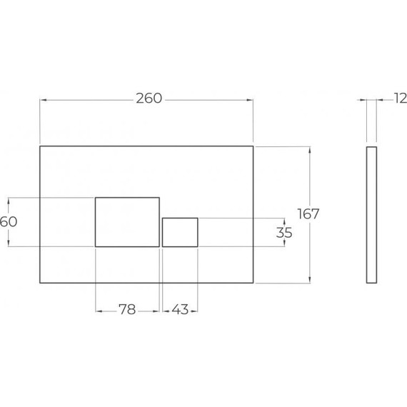 Кнопка смыва BelBagno BB072BL, белый глянцевый - фото 2