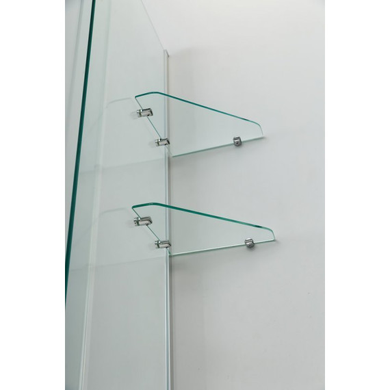 Шторка для ванны Cezares 100 см STREAM-VFS-11-100/150-C-Cr (стекло 8 мм), хром/прозрачное - фото 2