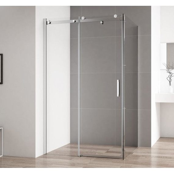 Душевое ограждение Cezares 100х100 см STYLUS-SOFT-A-1-100/100-C-Cr (стекло 8 мм) хром/прозрачное - фото 