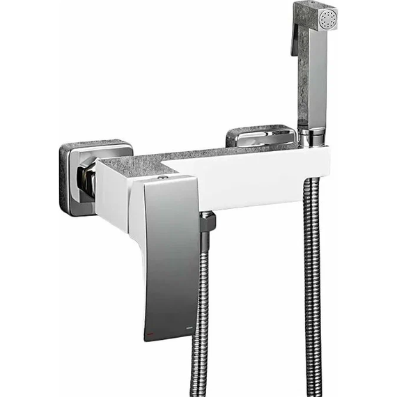 Набор для гигиенического душа Gappo G2007-8, белый/хром - фото 