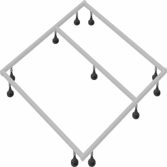 Каркас для душевого поддона Jacob Delafon Tolbiac 90x90 см E6D341RU-NF - фото 2