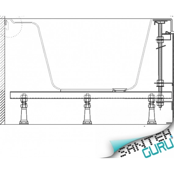 Опора для ванны Ravak Love Story II CY75000000 - фото 2