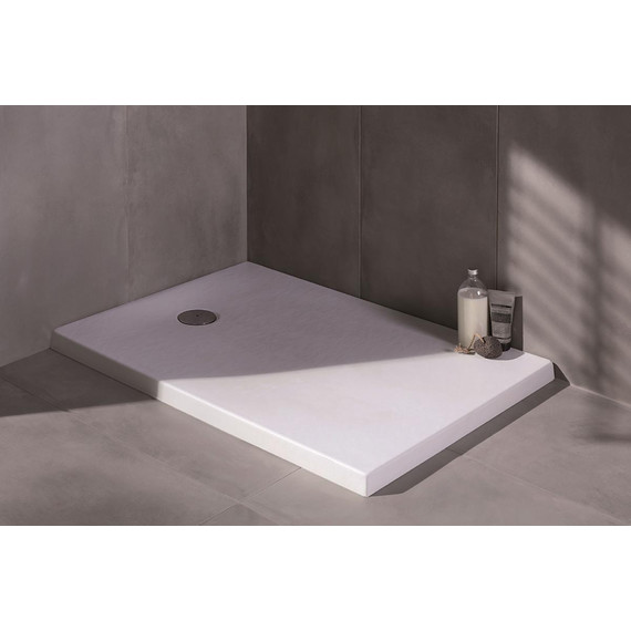 Мраморный поддон Jacob Delafon Tolbiac 90х90 см E6D327RU-WPM, белый матовый - фото 3