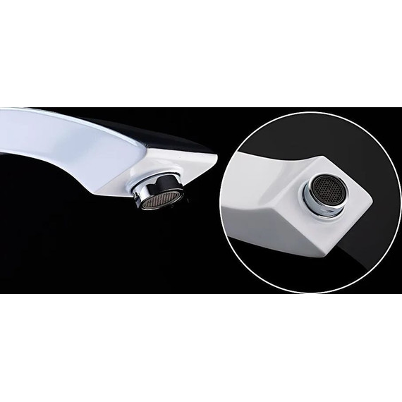 Смеситель для ванны Gappo G3007-8, белый/хром - фото 6