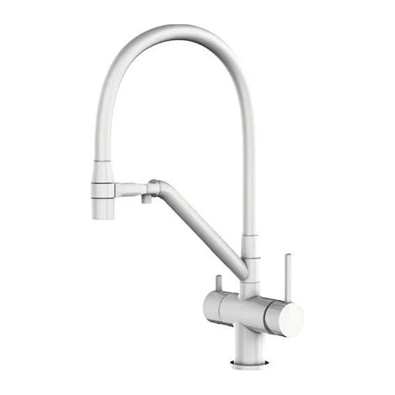 Смеситель для кухни Gappo G4398-88, белый - фото 