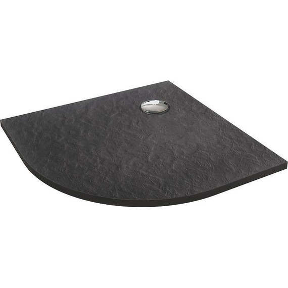 Мраморный поддон Jacob Delafon Tolbiac 100х100 см E6D330RU-NGM, черный матовый - фото 
