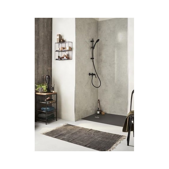 Мраморный поддон Jacob Delafon Tolbiac 140х90 см E6D333RU-NGM, черный матовый - фото 3