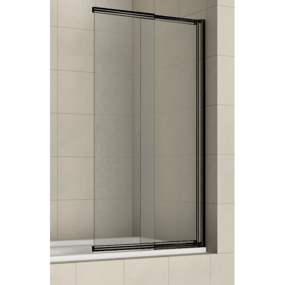 Шторка для ванны Azario Merrit 100х140 см AZ-NF6122 1000 Black, чёрный/прозрачное - фото 2