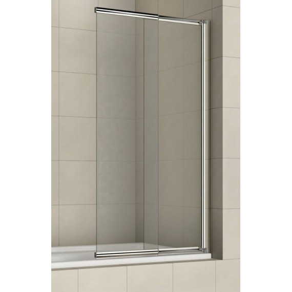 Шторка для ванны Azario Merrit 100х140 см AZ-NF6122 1000 silver, хром/прозрачное - фото 2