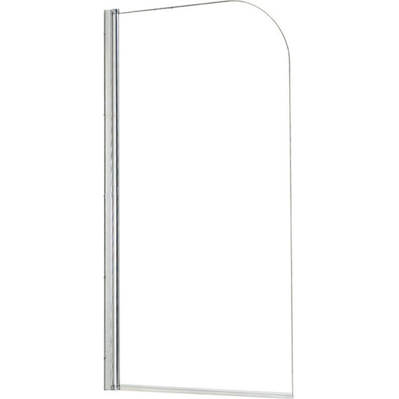 Шторка для ванны Azario Merrit 80х140 см AZ-NF6211 800 silver, хром/прозрачное - фото 