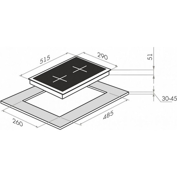 Комбинированная варочная панель Maunfeld EEHS.32.3ES/KG Domino - фото 20