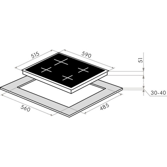 Газовая варочная поверхность Maunfeld EGHE.64.43CB/G - фото 19
