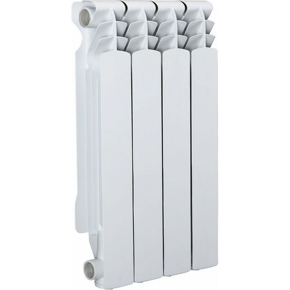 Радиатор Azario AL500/100/4 320х585 мм (4 секции) белый - фото 