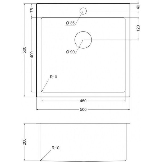 Кухонная мойка Emar EMB-117A PVD Nano Golden 1 мм, золото, Цвет производителя: золото - фото 2